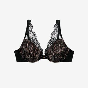 ThirdLove Lace Contour Plunge Bra Size 34Gblack / 34G